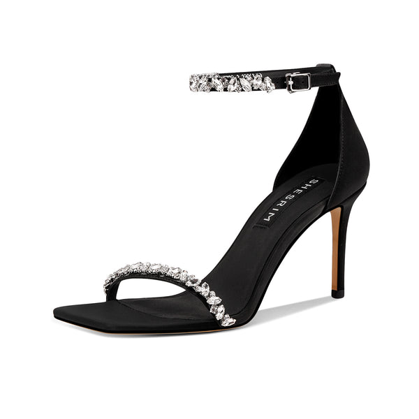 Women's Light Luxury Sandals With Rhinestones