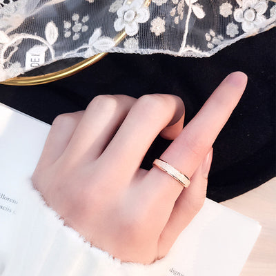 Fashion Stainless Steel Female Ring
