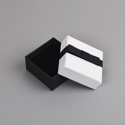 Stud Earrings Ring Necklace Paper Box