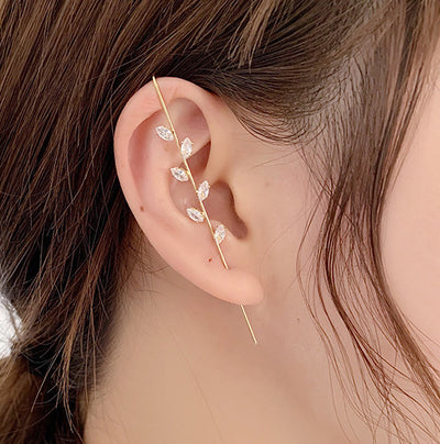 Zircon Earrings Pierced Earrings Women