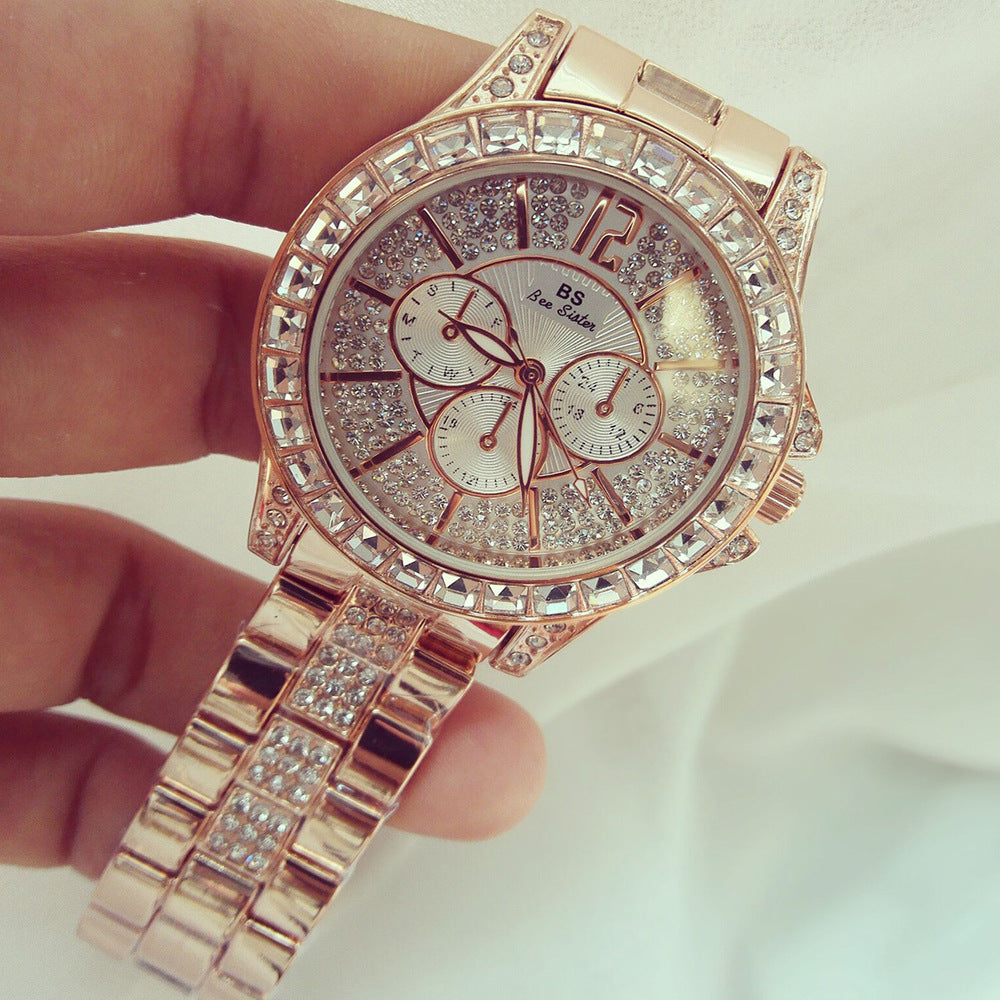 Luxury Full Diamond Ladies Watch