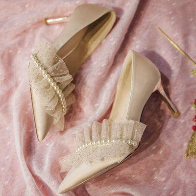 Bridesmaid Shoes Champagne Wedding Shoes