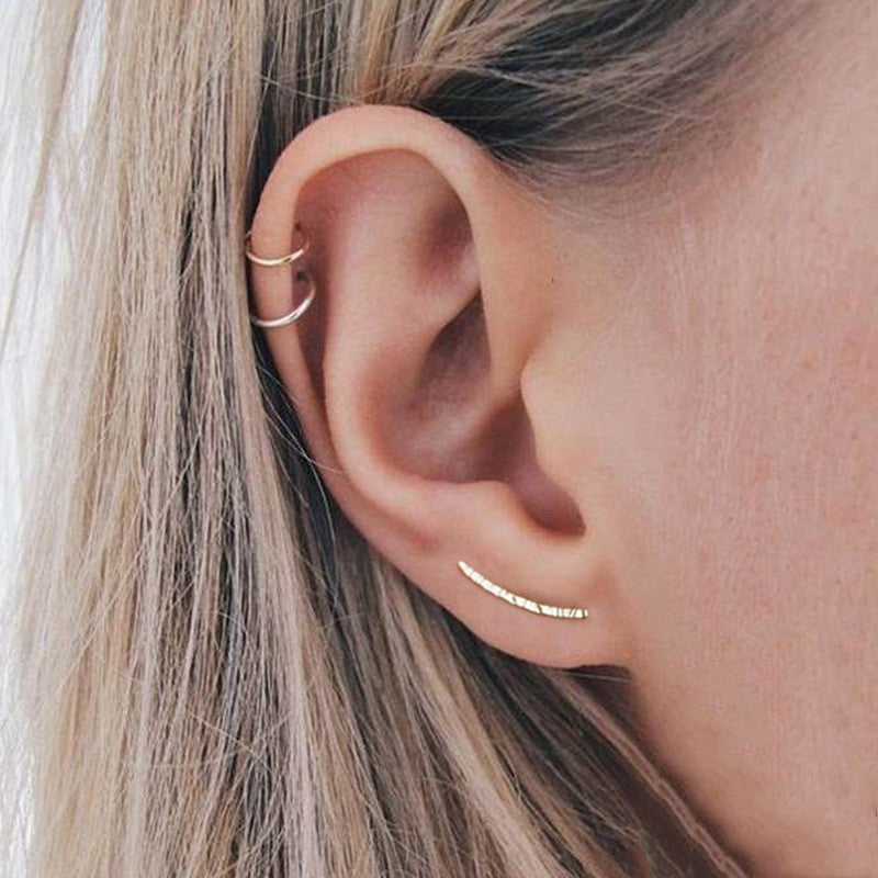 Irregular grain earrings earrings