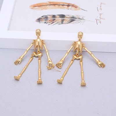 Skull alloy earrings earrings women
