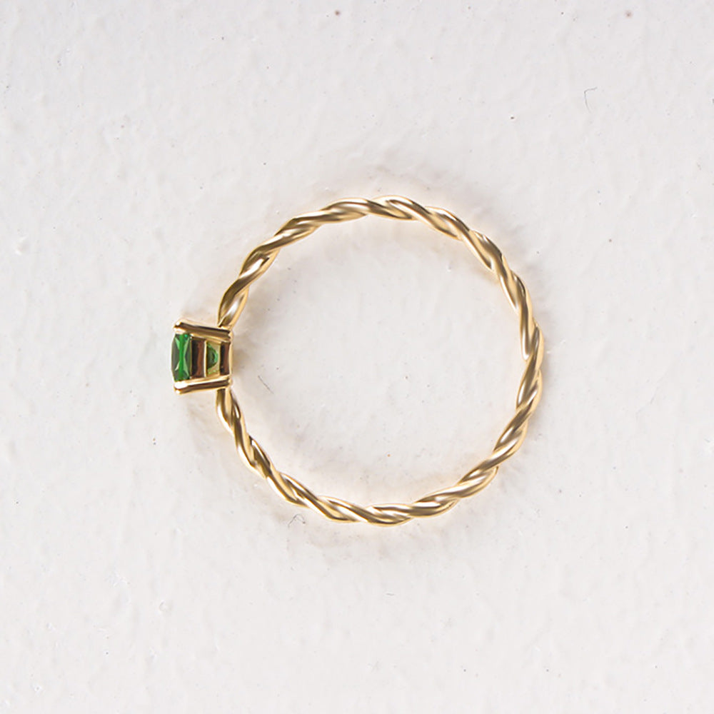 Color Zircon Ring For Women