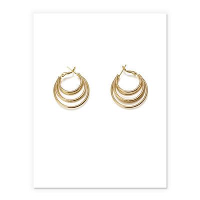Gold-plated earrings earrings