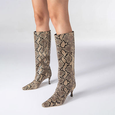 New Style Square Head Cowboy Boot Women
