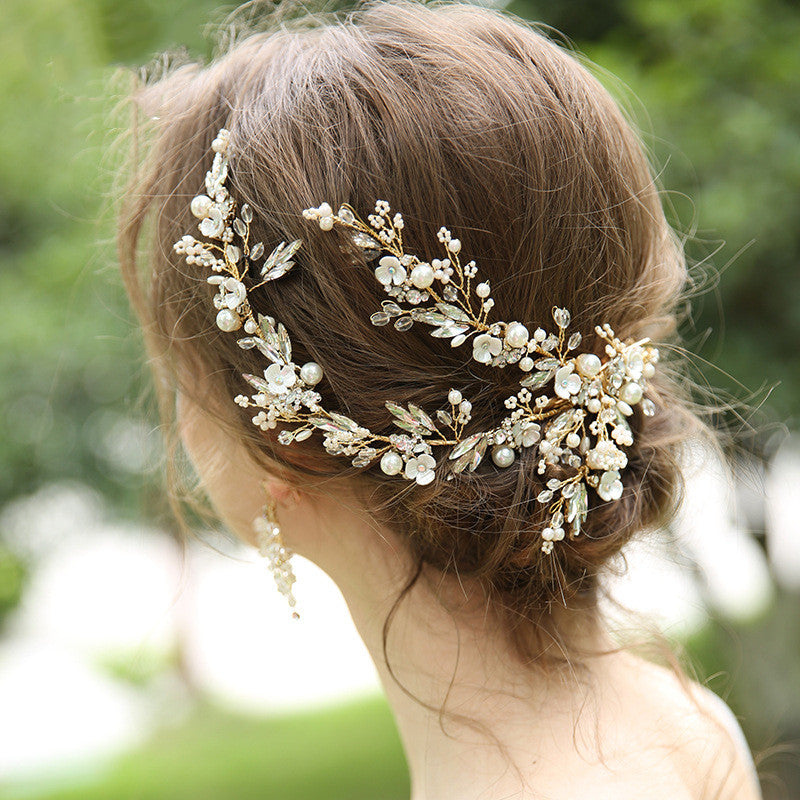 Bridal Wedding Jewelry Pearl Hair Clip