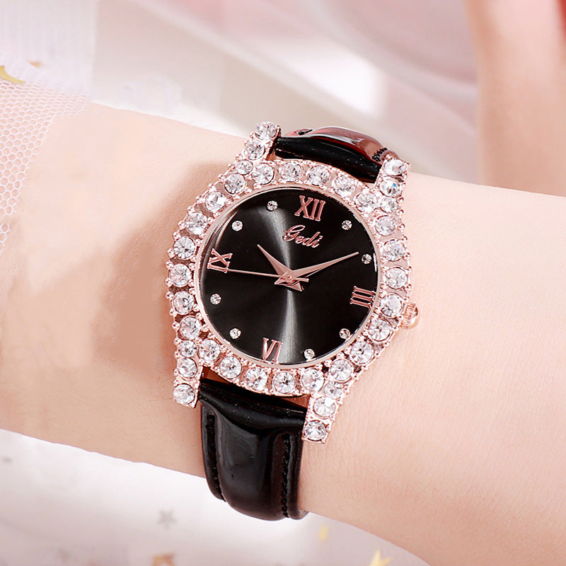Ladies personality diamond casual all-match watch