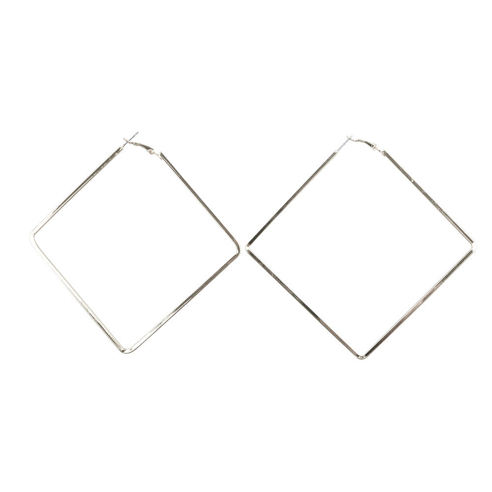 Earrings Women's Geometric Diamond Earrings Earrings