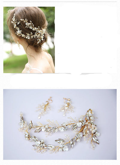 Bridal Wedding Jewelry Pearl Hair Clip