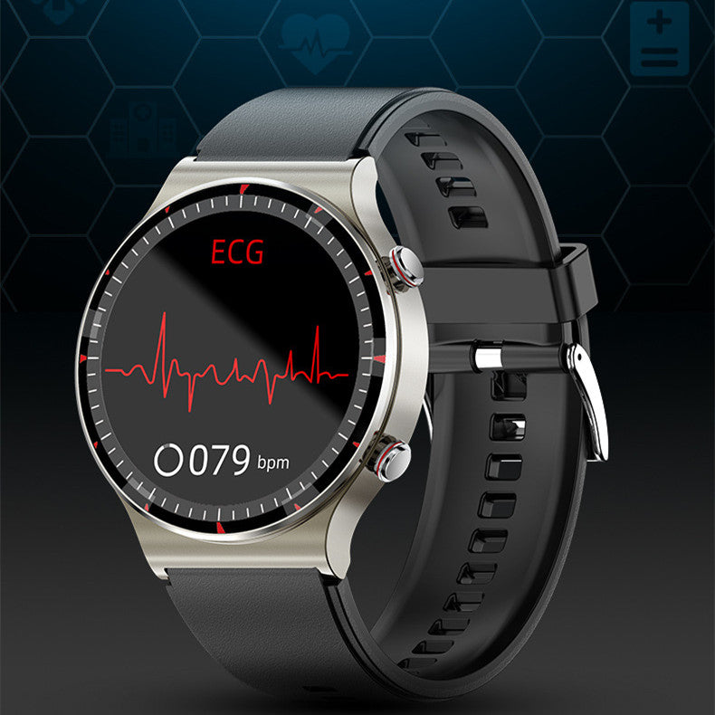 Smartwatch ECGPPG ECG Heart Rate Blood Pressure Blood Oxygen Heart Rate Body Temperature HRV Watch