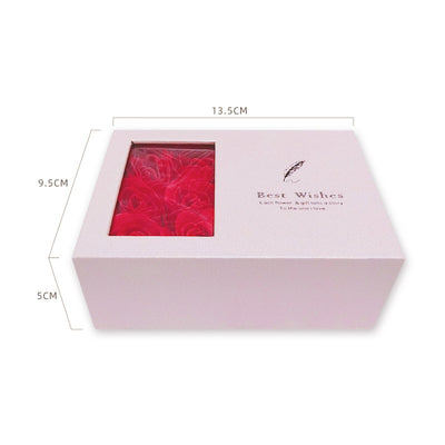 Rose Gift Box Necklace Jewelry Box