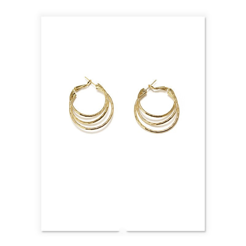 Gold-plated earrings earrings