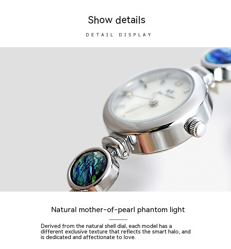 Glow Rough Stone INS Malachite Colorful Women's Watch