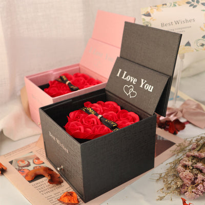 Double Life Rose Jewelry Packaging Gift Box