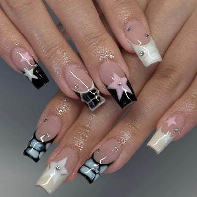 Mid-length Ballet Nail Manicure
