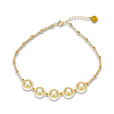 European And American New Light Gold Pearl Bracelet