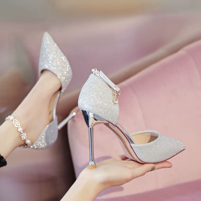 French High Heels Luxury Wedding Shoes