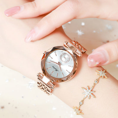 Ladies Quartz Wrist Crystal Women's Watch