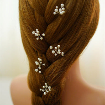 Bridal Pearl Hairpin Wedding Tiara