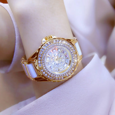 Women's Fashion Simple Full Diamond Watch