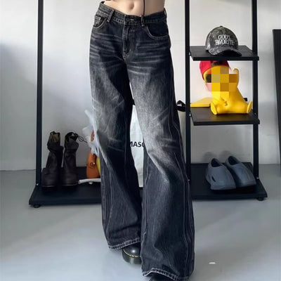 Women's Slimming High Waist Mopping Jeans