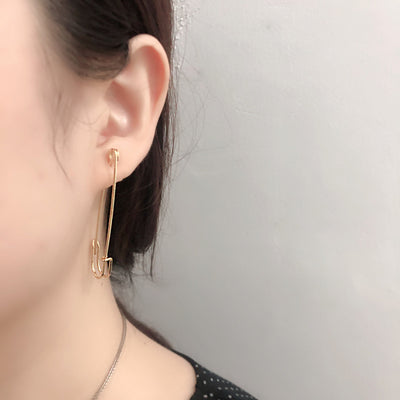 Luxury Style Exaggerated Pin Earrings