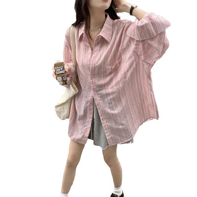 Lazy Style Long Sleeve Shirt Sun Protection Coat
