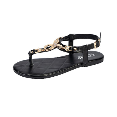 Summer Buckle Flip-flops Bohemian Style Flip-flops Flat Sandals