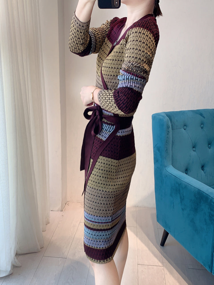 Fashion Slim Knit Dress Women