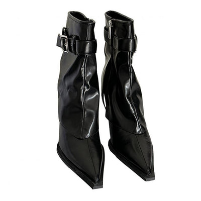 Women's Fashion High Heel Ankle Boots