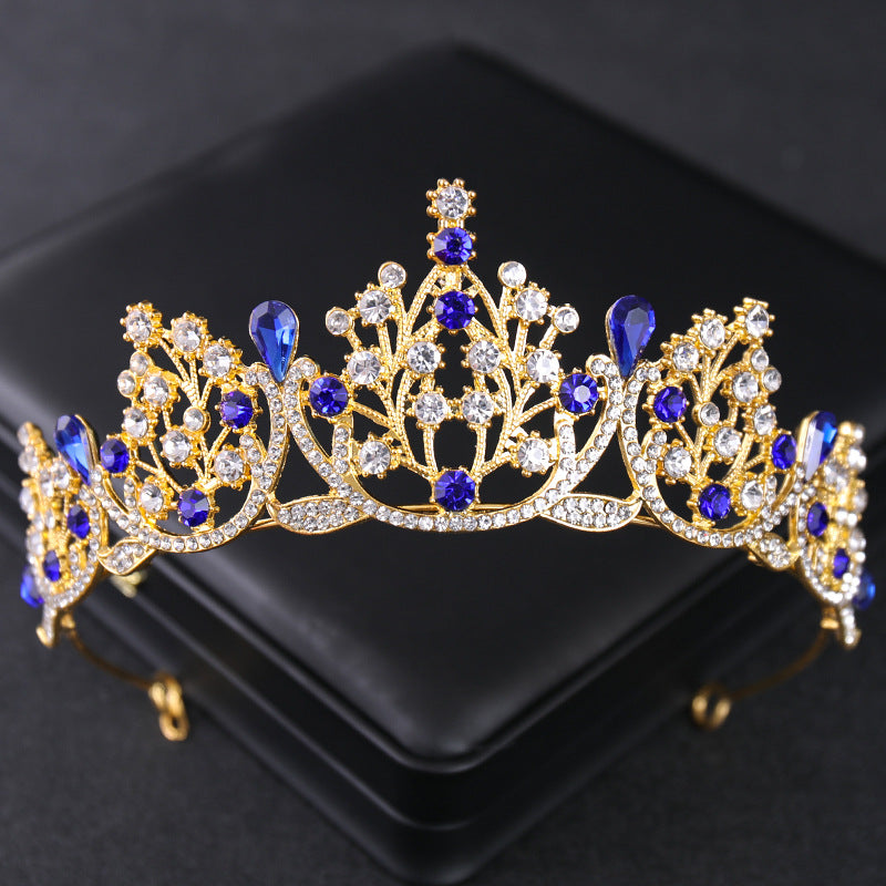 Women's Fashion Vintage Rhinestone Crown Tiara